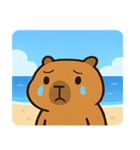海のカピバラ2@SFW（個別スタンプ：19）