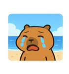 海のカピバラ2@SFW（個別スタンプ：21）