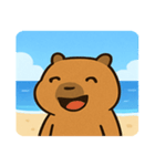 海のカピバラ2@SFW（個別スタンプ：22）