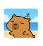 海のカピバラ2@SFW（個別スタンプ：23）