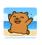 海のカピバラ2@SFW（個別スタンプ：27）