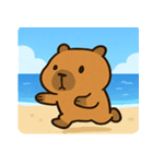 海のカピバラ2@SFW（個別スタンプ：29）