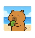 海のカピバラ2@SFW（個別スタンプ：30）