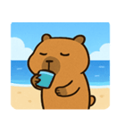 海のカピバラ2@SFW（個別スタンプ：31）
