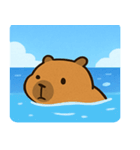 海のカピバラ2@SFW（個別スタンプ：32）