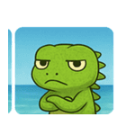 海のイグアナ@SFW（個別スタンプ：2）
