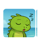 海のイグアナ@SFW（個別スタンプ：3）