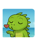 海のイグアナ@SFW（個別スタンプ：4）