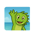 海のイグアナ@SFW（個別スタンプ：5）