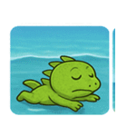 海のイグアナ@SFW（個別スタンプ：7）