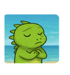 海のイグアナ@SFW（個別スタンプ：8）