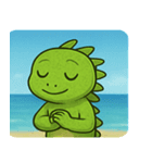 海のイグアナ@SFW（個別スタンプ：12）