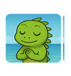 海のイグアナ@SFW（個別スタンプ：15）