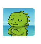 海のイグアナ@SFW（個別スタンプ：16）