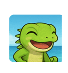 海のイグアナ@SFW（個別スタンプ：17）