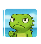 海のイグアナ@SFW（個別スタンプ：18）