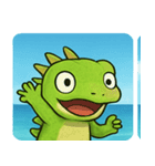 海のイグアナ@SFW（個別スタンプ：19）