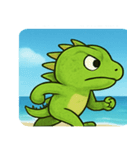 海のイグアナ@SFW（個別スタンプ：21）