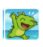 海のイグアナ@SFW（個別スタンプ：22）