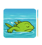 海のイグアナ@SFW（個別スタンプ：23）