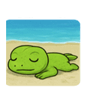 海のイグアナ@SFW（個別スタンプ：24）