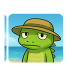 海のイグアナ@SFW（個別スタンプ：26）