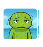 海のイグアナ@SFW（個別スタンプ：27）