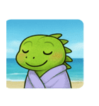 海のイグアナ@SFW（個別スタンプ：28）