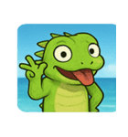 海のイグアナ@SFW（個別スタンプ：29）