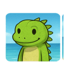 海のイグアナ@SFW（個別スタンプ：31）