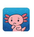 海のウーパールーパー@SFW（個別スタンプ：4）