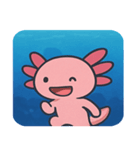 海のウーパールーパー@SFW（個別スタンプ：7）