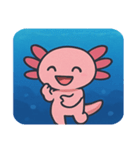 海のウーパールーパー@SFW（個別スタンプ：10）