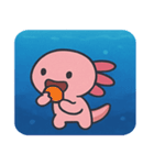 海のウーパールーパー@SFW（個別スタンプ：14）