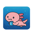 海のウーパールーパー@SFW（個別スタンプ：15）