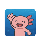 海のウーパールーパー@SFW（個別スタンプ：17）