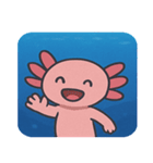 海のウーパールーパー@SFW（個別スタンプ：21）