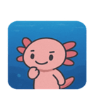 海のウーパールーパー@SFW（個別スタンプ：24）