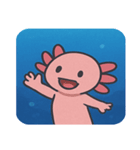 海のウーパールーパー@SFW（個別スタンプ：25）