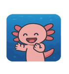 海のウーパールーパー@SFW（個別スタンプ：26）