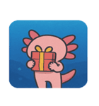 海のウーパールーパー@SFW（個別スタンプ：27）