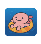 海のウーパールーパー@SFW（個別スタンプ：29）