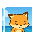 海のキツネ@SFW（個別スタンプ：3）