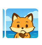 海のキツネ@SFW（個別スタンプ：4）