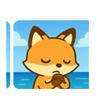 海のキツネ@SFW（個別スタンプ：7）