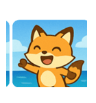 海のキツネ@SFW（個別スタンプ：10）