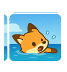 海のキツネ@SFW（個別スタンプ：16）