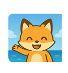 海のキツネ@SFW（個別スタンプ：17）