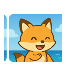 海のキツネ@SFW（個別スタンプ：18）
