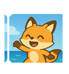 海のキツネ@SFW（個別スタンプ：19）